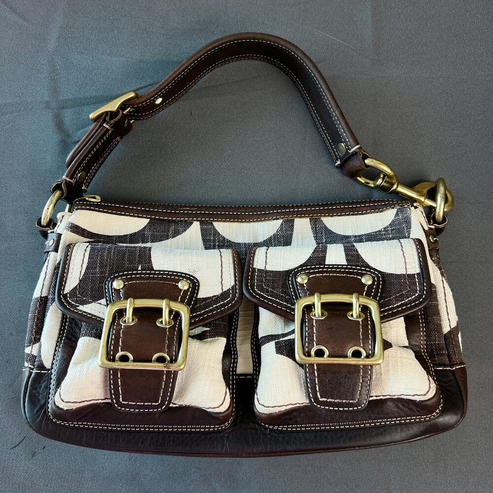 Rare Coach Vintage Signature Legacy Shoulder Bag 10823